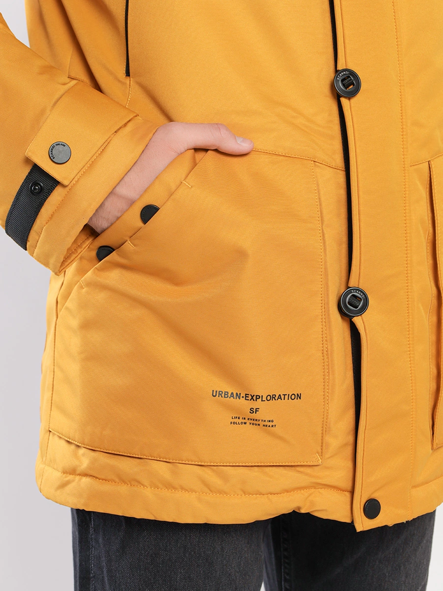 Куртка из мембранной ткани на утеплителе SUSTANS by DUPONT SORONA с капюшоном